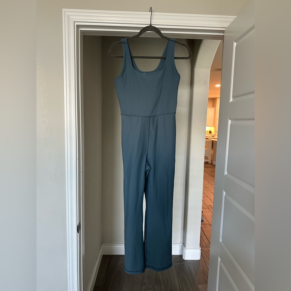 Athletic Ashy Teal Jumpsuit